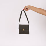 Hermès 2020 Vert Maquis Epsom Clic Wallet on Strap GHW