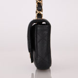 Chanel 21B Caviar Micro Flap Waist Bag