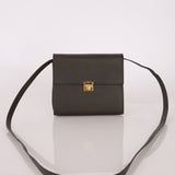 Hermès 2020 Vert Maquis Epsom Clic Wallet on Strap GHW
