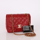 Rare Chanel 2015 Caviar Square Paris Flap Bag