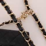 Chanel 21B Caviar Micro Flap Waist Bag