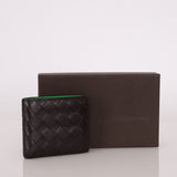 Bottega Veneta Fondant Dual Color Intrecciato Bi-fold Wallet