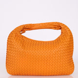 Bottega Veneta Intrecciato Small Orange Hobo