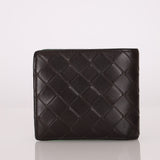 Bottega Veneta Fondant Dual Color Intrecciato Bi-fold Wallet
