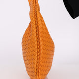 Bottega Veneta Intrecciato Small Orange Hobo