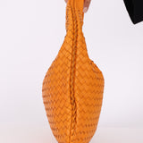 Bottega Veneta Intrecciato Small Orange Hobo