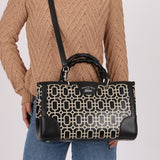 Gucci Geometric Bamboo Top Handle Bag