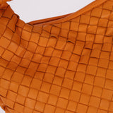 Bottega Veneta Intrecciato Small Orange Hobo