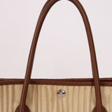 Hermès 2008 Ribbed Canvas Negonda Garden Party GM