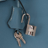 Hermès 2007 Bleu Jean Epsom Birkin 35 PHW