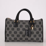 Loewe Coated Canvas Anagram Boston Bag