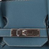 Hermès 2007 Bleu Jean Epsom Birkin 35 PHW