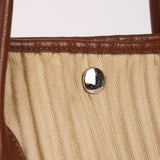 Hermès 2008 Ribbed Canvas Negonda Garden Party GM