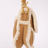 Dior Medium Shearling Saddle Bag