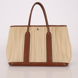 Hermès 2008 Ribbed Canvas Negonda Garden Party GM