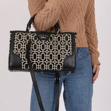 Gucci Geometric Bamboo Top Handle Bag