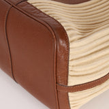 Hermès 2008 Ribbed Canvas Negonda Garden Party GM