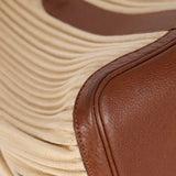 Hermès 2008 Ribbed Canvas Negonda Garden Party GM