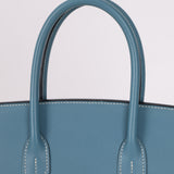 Hermès 2007 Bleu Jean Epsom Birkin 35 PHW