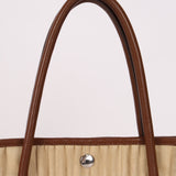 Hermès 2008 Ribbed Canvas Negonda Garden Party GM