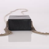 Saint Laurent Smoking Box Chain Fringe Minaudiere