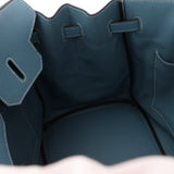 Hermès 2007 Bleu Jean Epsom Birkin 35 PHW