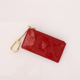 Louis Vuitton Red Vernis Key Pouch