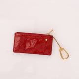 Louis Vuitton Red Vernis Key Pouch