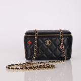 Chanel Lambskin Coco Casino Rectangular Vanity Bag