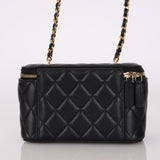 Chanel Lambskin Coco Casino Rectangular Vanity Bag