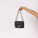 Chanel 2018 Knock on Wood Top Handle Mini Flap Bag