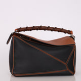 Loewe Small Craft Tan & Black Puzzle Bag