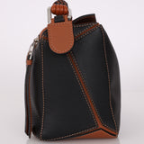 Loewe Small Craft Tan & Black Puzzle Bag