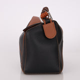 Loewe Small Craft Tan & Black Puzzle Bag