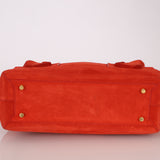 Bottega Veneta Chili Red Suede Arco 33 Tote