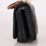 Chanel 2018 Knock on Wood Top Handle Mini Flap Bag