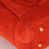 Bottega Veneta Chili Red Suede Arco 33 Tote