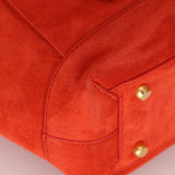 Bottega Veneta Chili Red Suede Arco 33 Tote