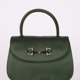 Gucci Satin Green Mini Top Handle