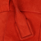 Bottega Veneta Chili Red Suede Arco 33 Tote