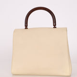Chanel 2000 Caviar Acrylic Woodgrain Top Handle Kelly