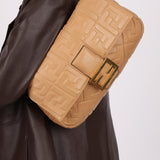 Fendi 1974 Zucca Embossed Baguette