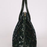 Limited Edition Louis Vuitton Emerald Patent Monogram Fascination Lockit Bag