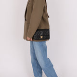 Chanel 2014 Quilted Lambskin Medium Turnlock Flap