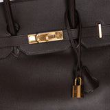 Hermes 2000 Courchevel Chocolate Birkin 35 GHW