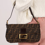 Rare Fendi Zucca Baguette GHW