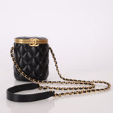 Chanel 2021 Lambskin Mini Crown Box Vanity