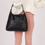 Chanel 1999 Lucite Handle Lambskin Hobo
