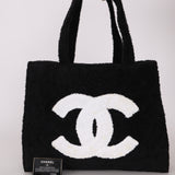 Ultra-Rare Runway Chanel 1989 Terrycloth Timeless Tote