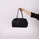 Prada Nylon Double Pocket Shoulder Bag